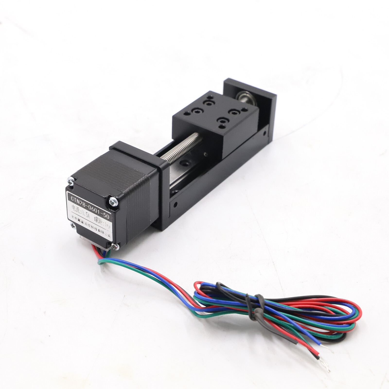 CNC Linear Stage Mini Slide Stroke Table 50-300mm For 28mm Stepper Motor 0.05mm