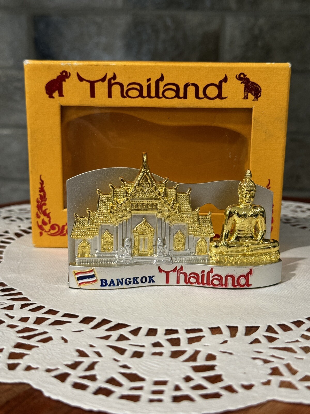 Desktop Business Card Holders Display Stand BANGKOK THAILAND Souvenir