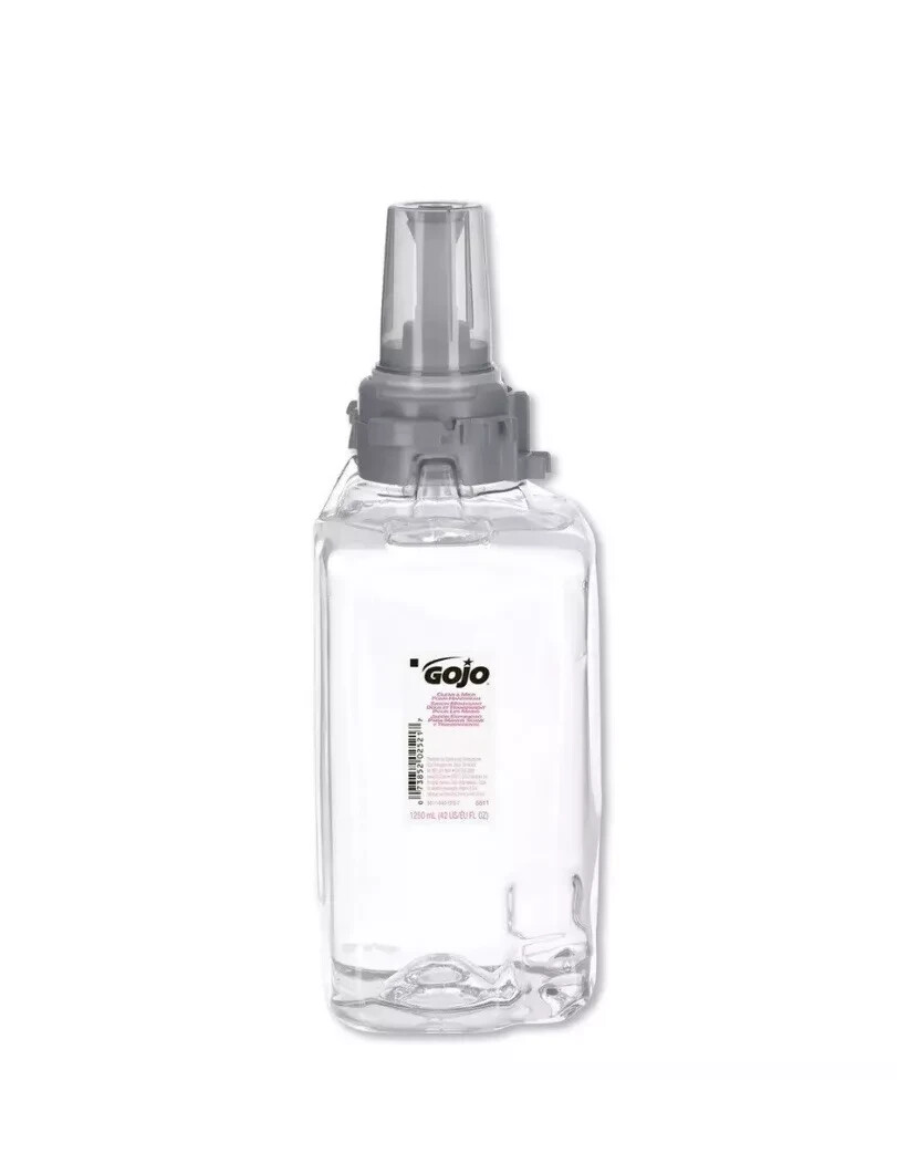 12 PK GOJO 881103EA 1250 mL Clear and Mild Foam Handwash – Fragrance-Free New