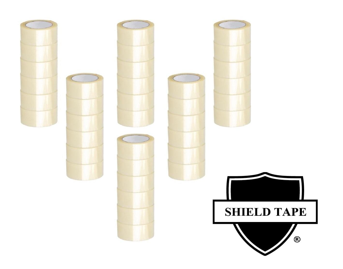 36 ROLLS Clear Packing Tape – 2 INCH x 100 Yards (300 ft) Carton Sealing Package