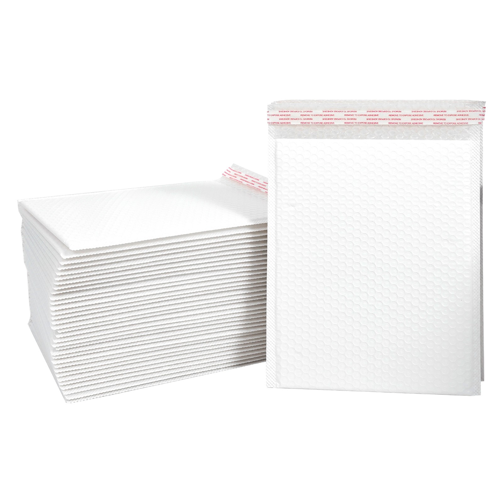 Poly Bubble Mailers 7″x9″ /9.8″x11.8″ /7.8″ x9.8″ Tough Dimple Design Bag White