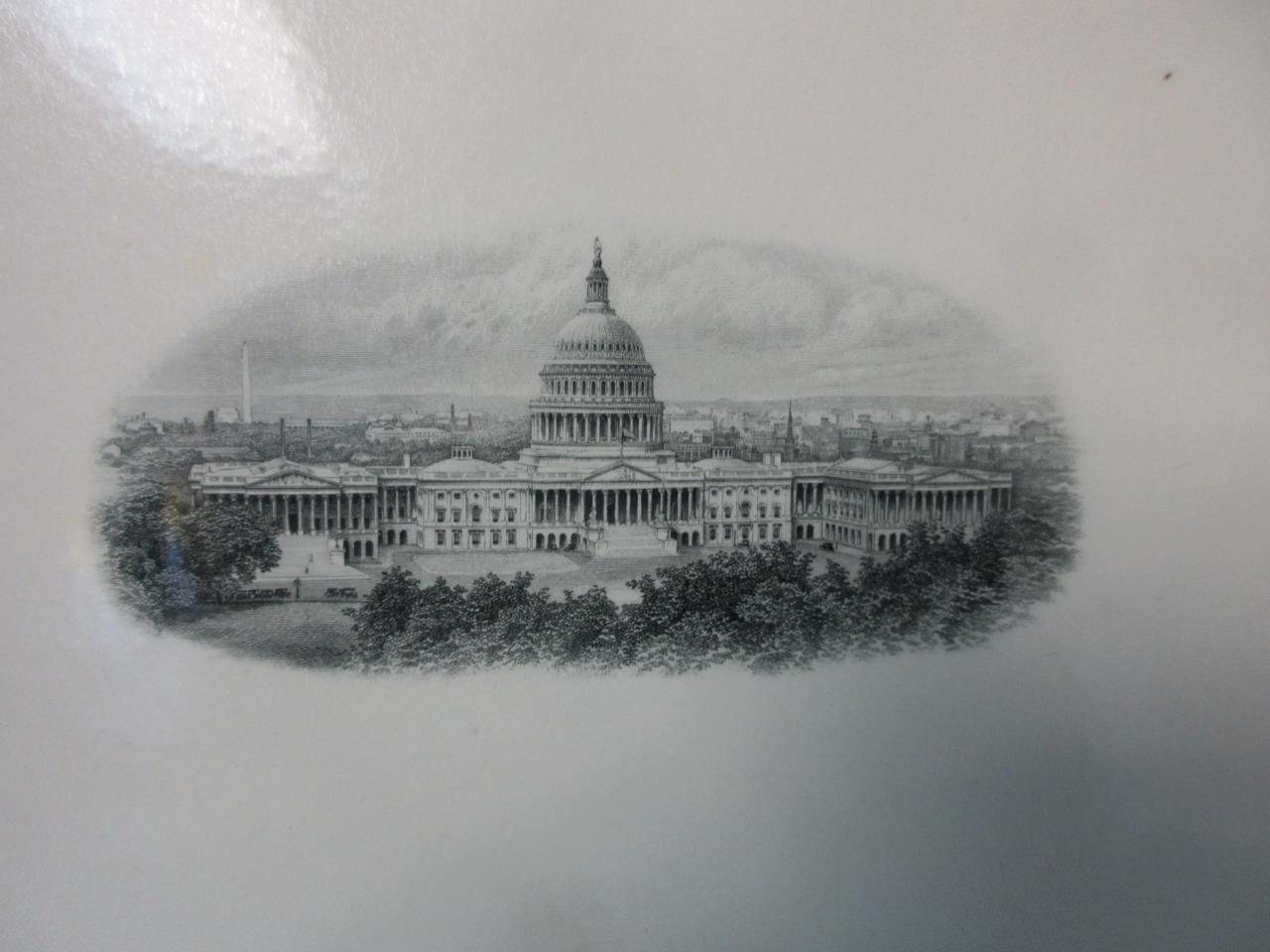 ANTIQUE BANKNOTE PROOF ENGRAVING ART PLATES UNITED STATES CAPITAL BUILDING RARE