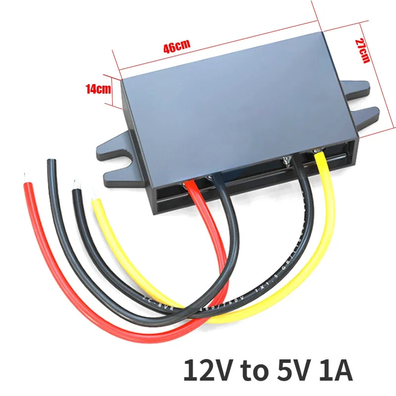 DC 12v TO 5v 1A 3A 5A 10A 5 Volts Buck Voltage Reducer Step-down Power Converter