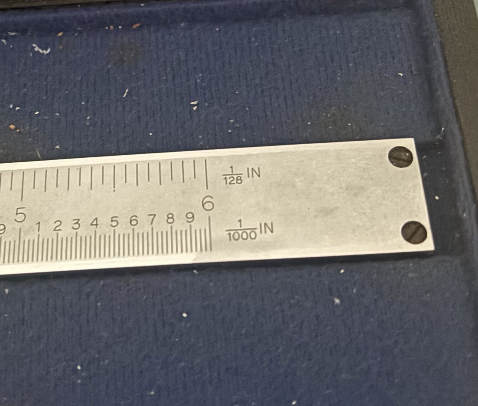 Helios Stainless Vernier Caliper 6 in 0.05mm Graduation Made in Germany Case