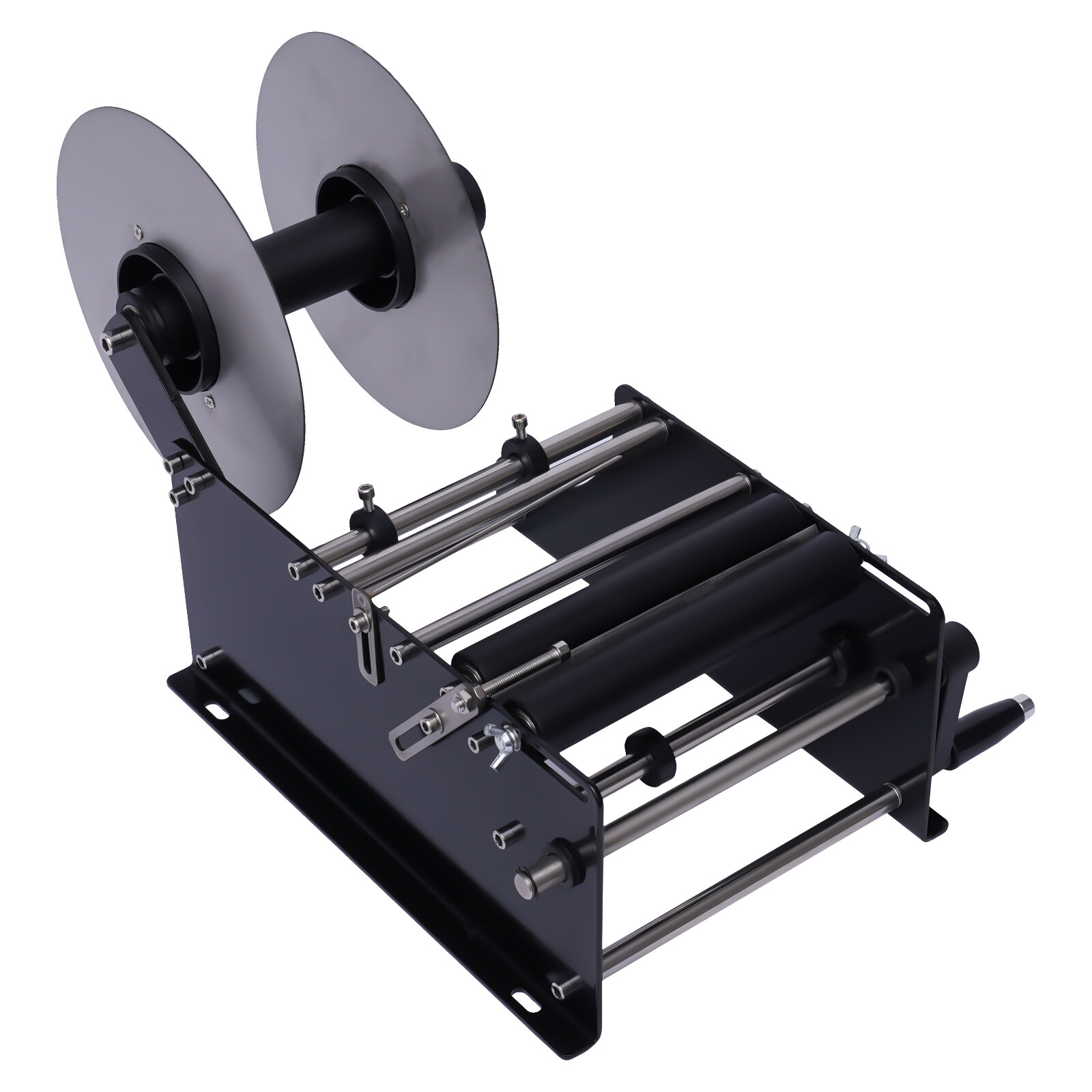 Manual Round Bottle Labelling Machine Plastic Glass Bottle Label Applicator USA