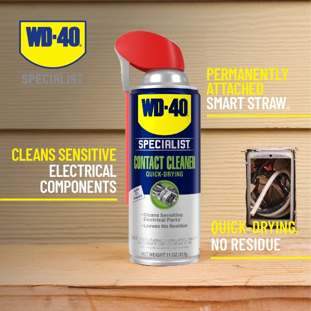 WD-40 Specialist Electrical Contact Cleaner, 11 oz, 2 Pk