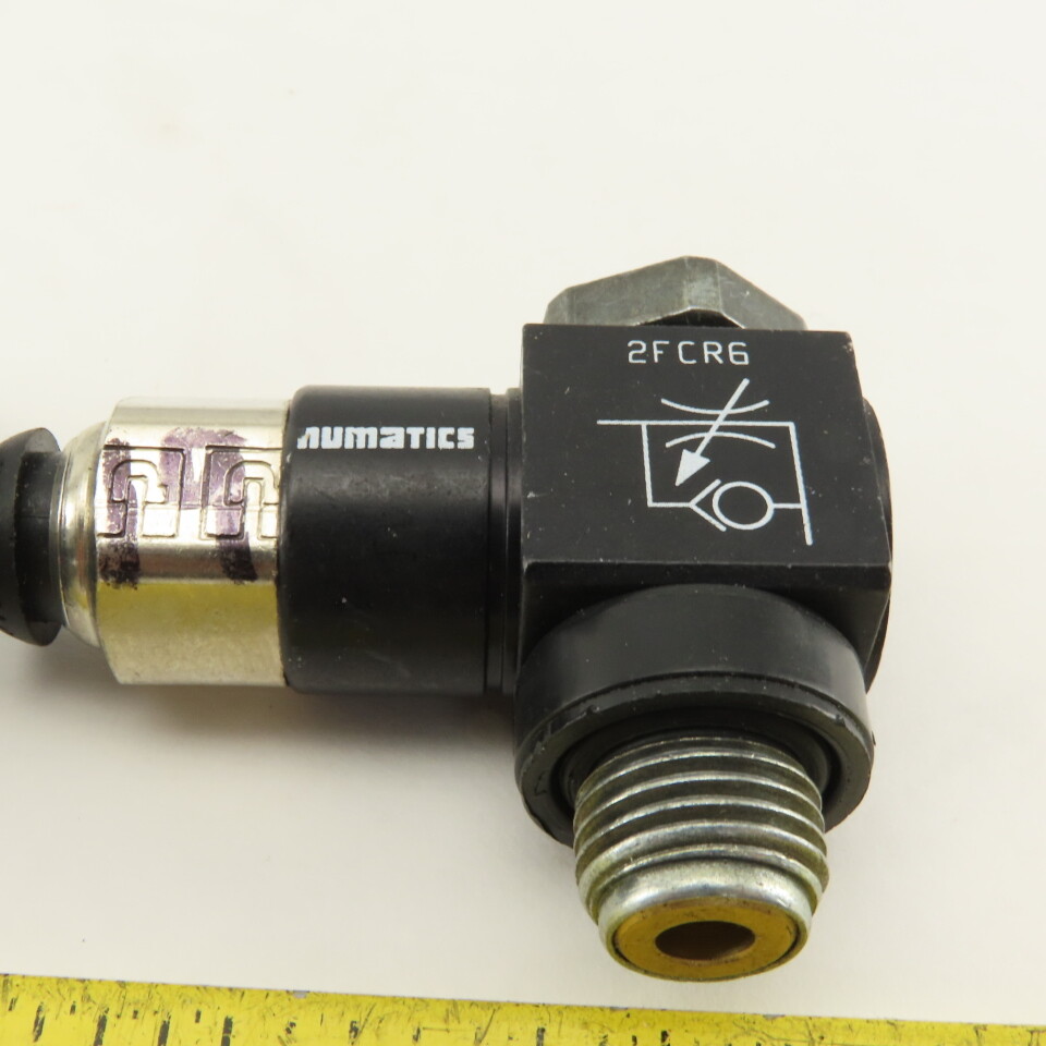 Numatics 2FCR6 1/4″ Flow Control Valve Elbow Rotary Union Lot 6