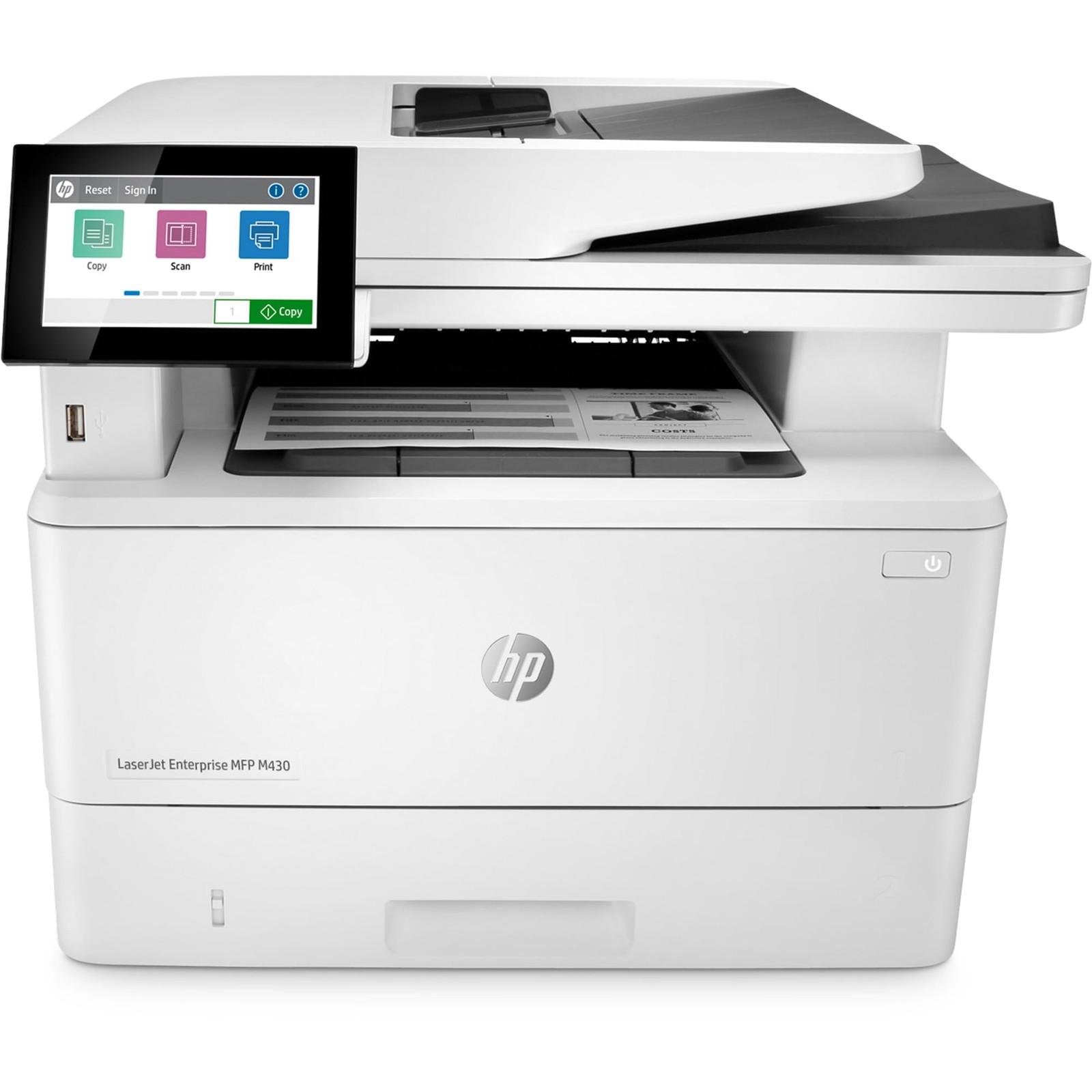 HP LaserJet Enterprise MFP M430f Monochrome All-in-One Printer with Built-in Eth