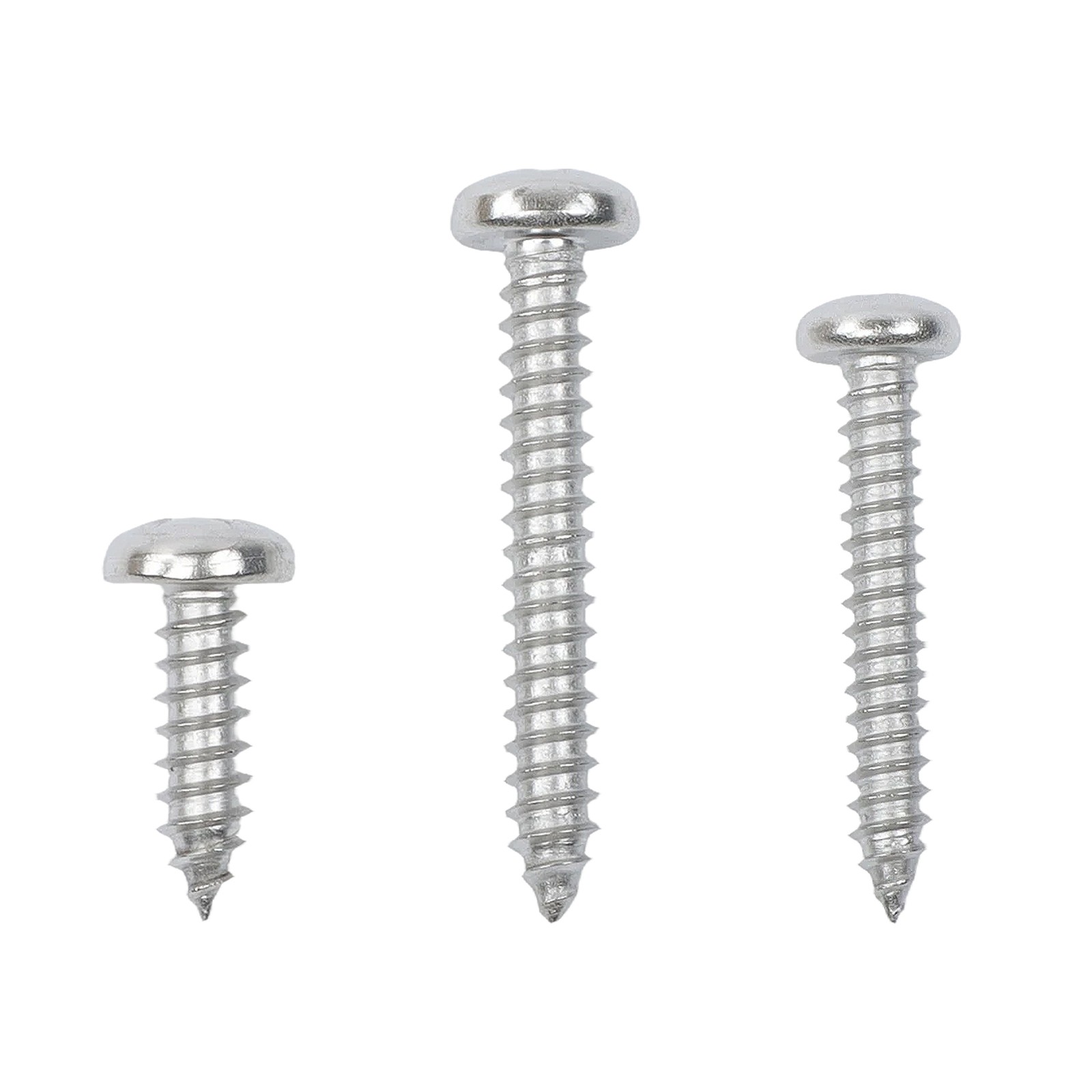 550Pcs 304 Stainless Steel Wood Screws Assortment Kit Phillips #4 #6 #8 #10 #12