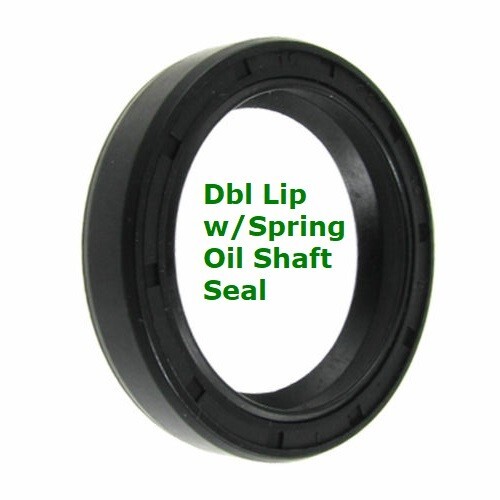 Oil Shaft Seal 1-1/8″ x 1-5/8″ x 3/8″ Double Lip TC