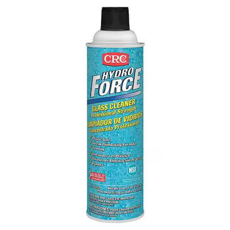 Crc 14412 Liquid Glass Cleaner, 18 Oz, Aerosol Can, Clear, Unscented