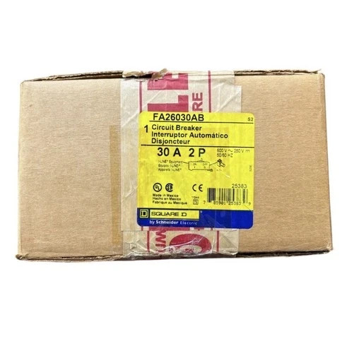 FA26030AB Square D Circuit Breaker 30A 600V 2P