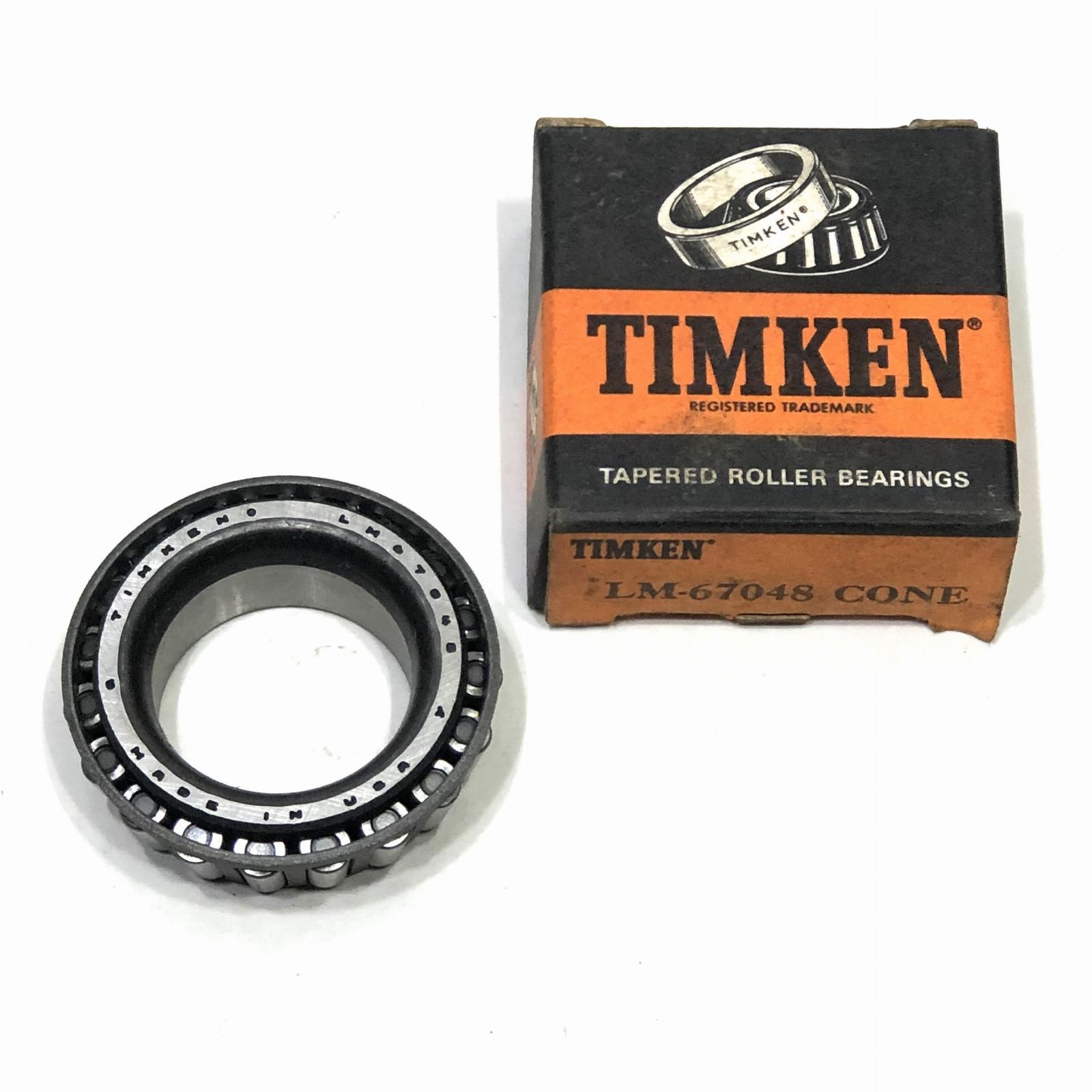 Timken LM67048 Tapered Roller Bearing Cone – Made In United States