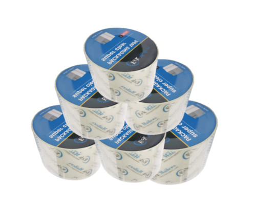 12 Rolls Carton Sealing Clear Packing Tape Box Shipping – 2 MIL 1.88″ x 55 Yards