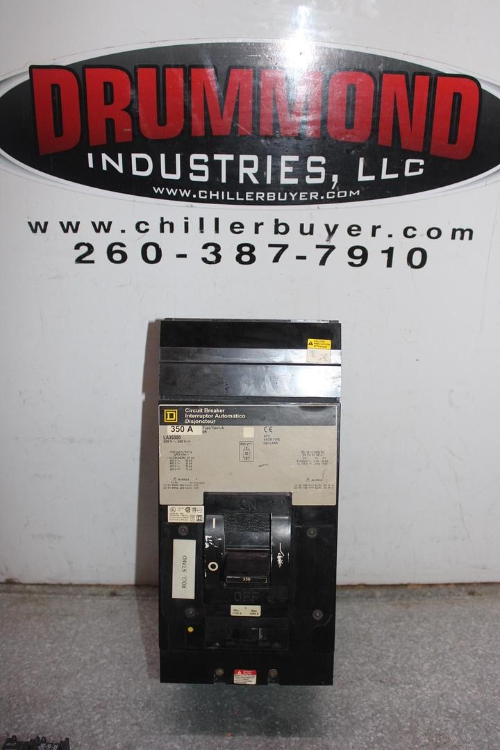 SQUARE D I-LINE CIRCUIT BREAKER LA36350 350 AMP 600 VAC 3-POLE **WARRANTY**