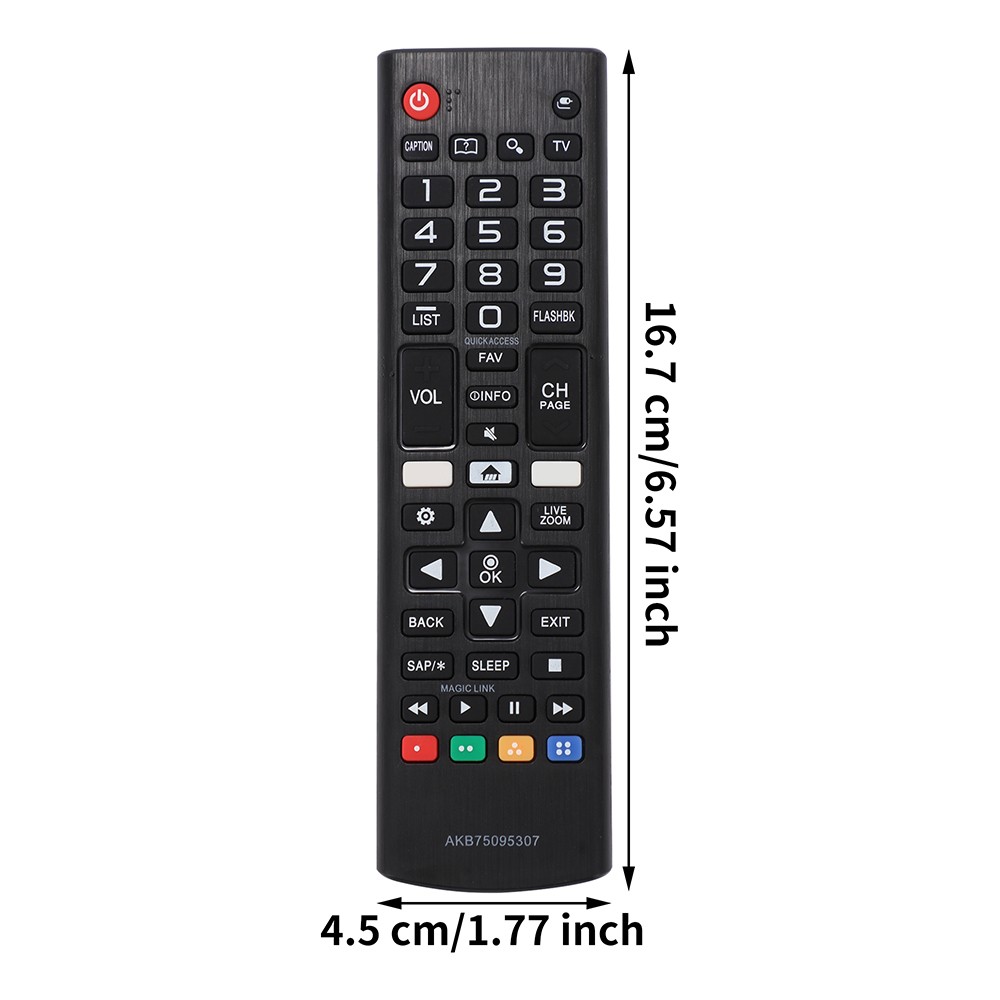 LG Replacement TV Remote AKB75095307 For LG LCD LED Smart TV All LG TV Model