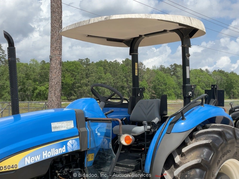 2013 New Holland TD5040 4WD Diesel Tractor MFWD Utility Ag Farm 88HP PTO bidadoo
