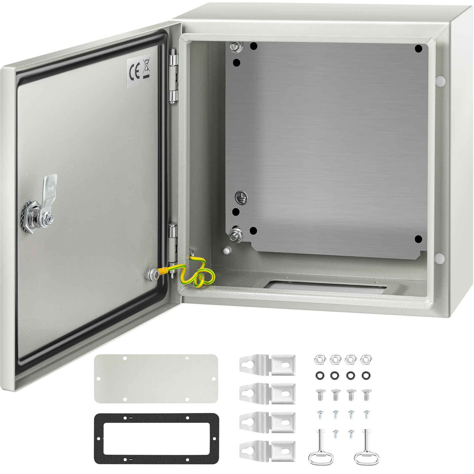 VEVOR Steel Electrical Box Electrical Enclosure Box 12x12x6» Carbon Steel IP65