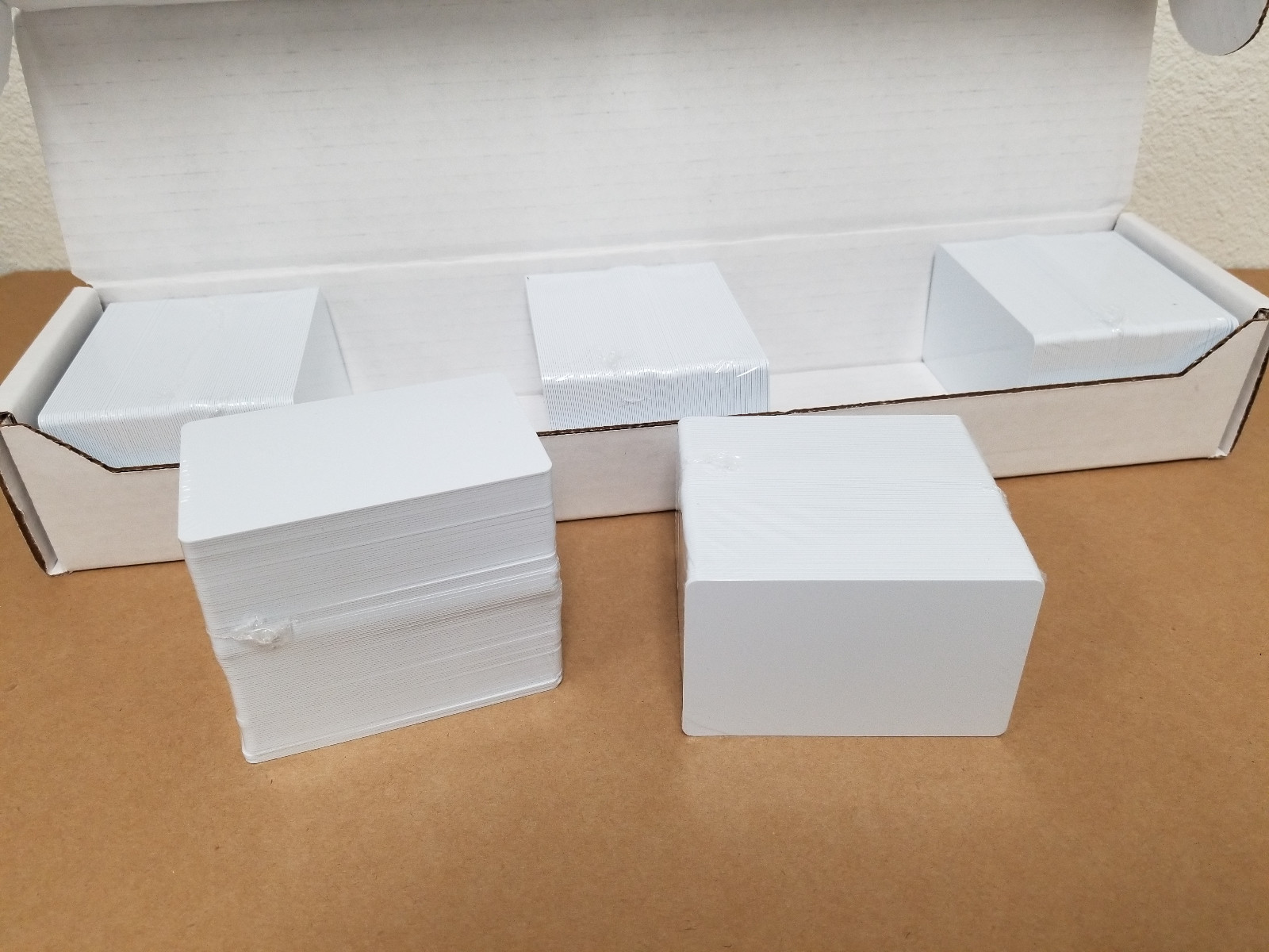 1000 Blank White PVC Cards – CR80, 30 Mil, Credit Card Size, USA – Free Ship