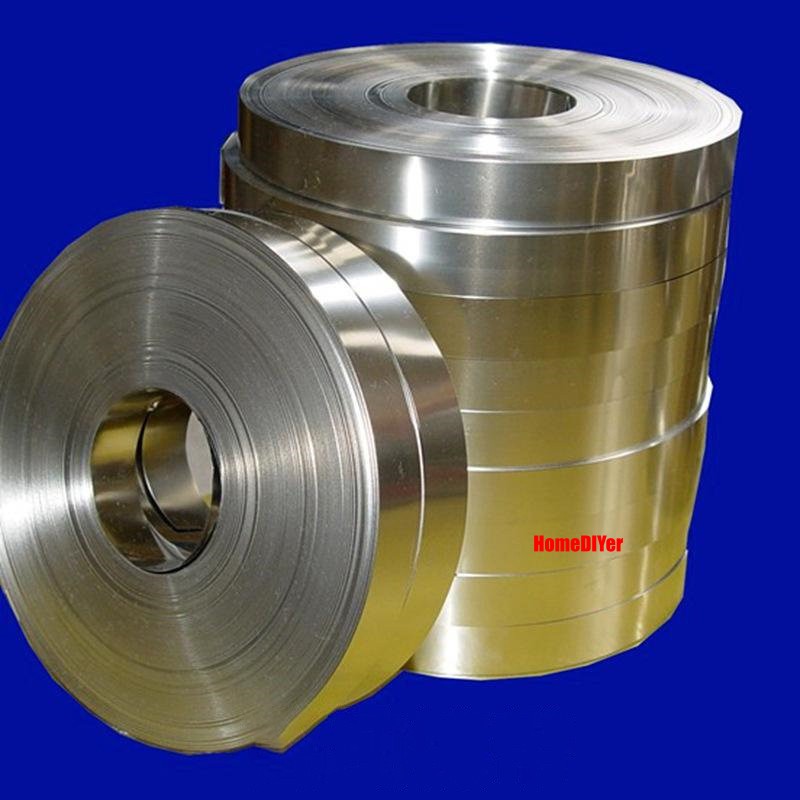 High Purity Nickel Strip Ni Plate Silver Gray Thin Foil Sheet 0.005mm-1mm Thick