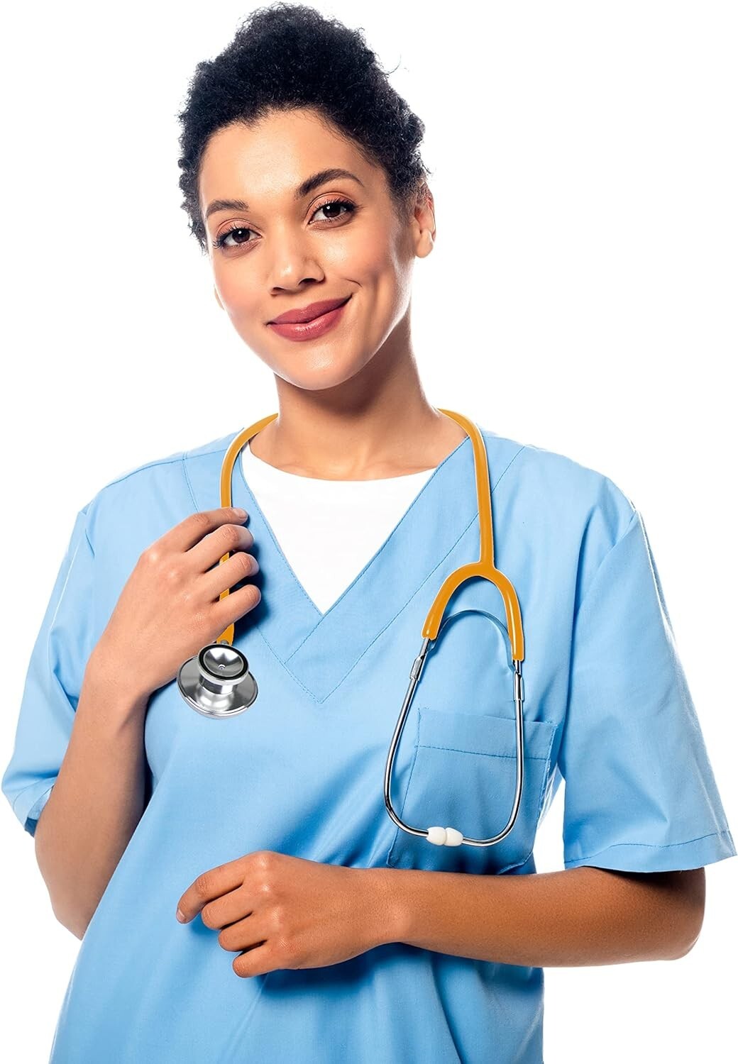 Ever Ready First Aid Dual Head Stethoscope for EMS EMT Medical Nurses – Yellow