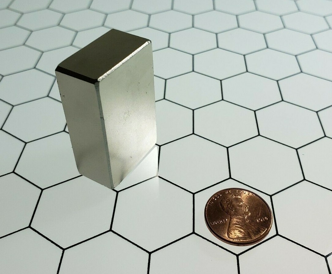2 Neodymium N52 Block Magnets 40mm x 25mm x 14mm Earth Super Strong Neo