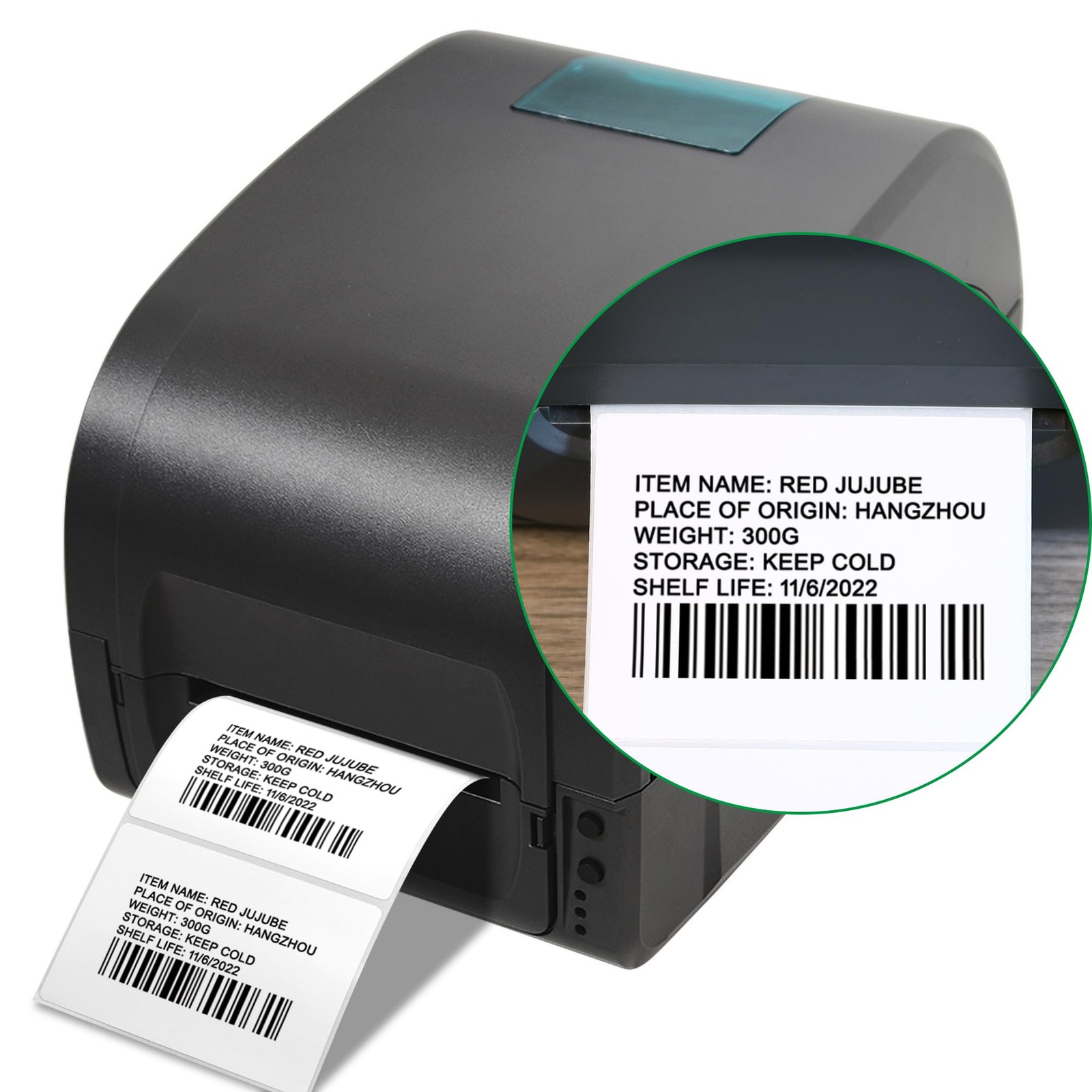 4×3 inch Direct Thermal Labels for Shipping, Barcodes, Address, Compatible wi…