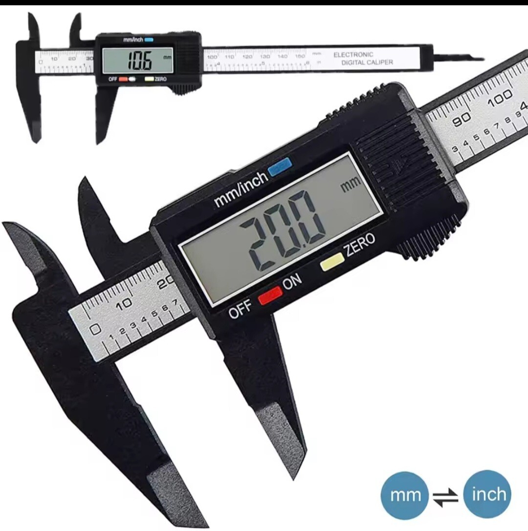 6″ 150mm Digital Caliper Micrometer LCD Gauge Vernier Electronic Measuring Tool