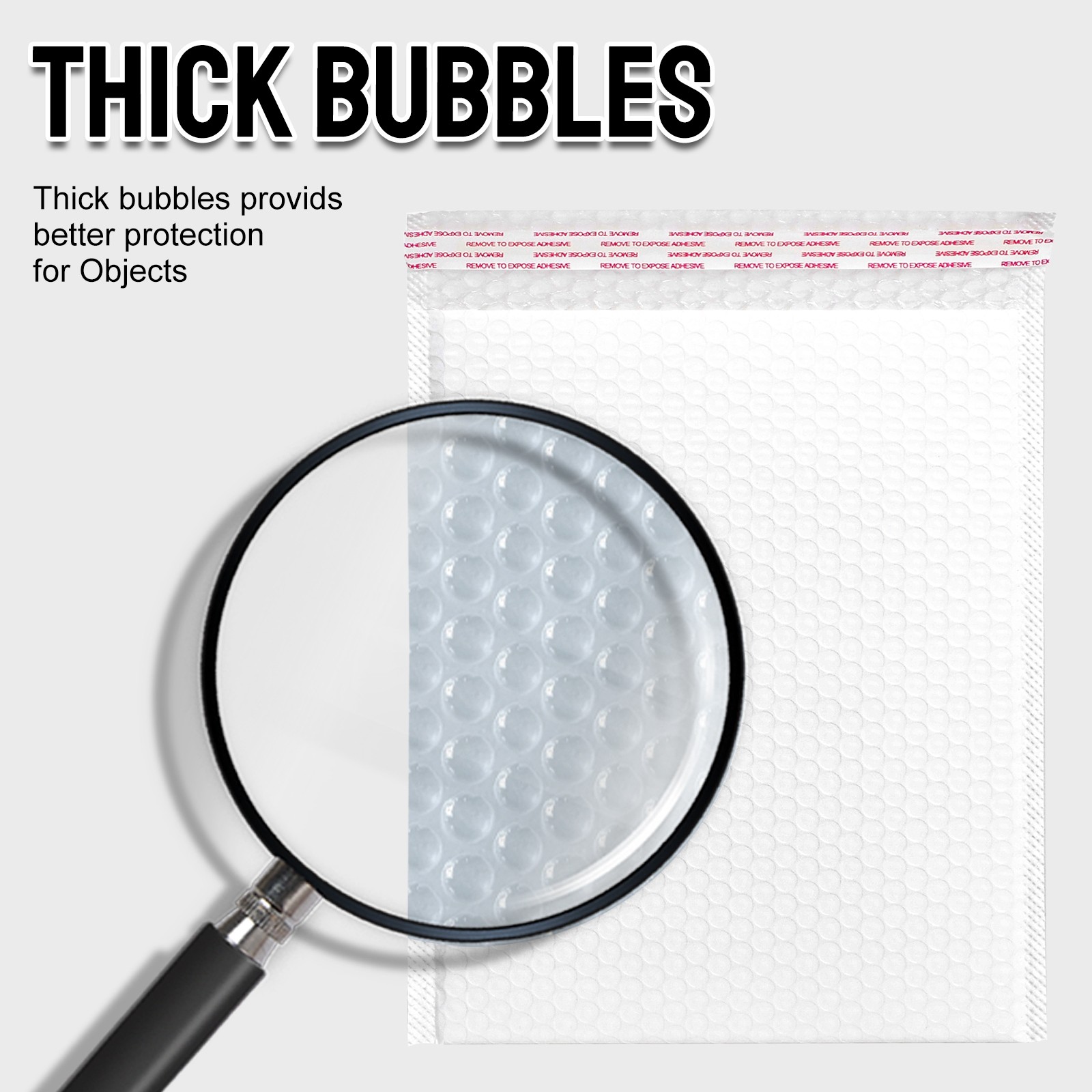 100PCS White 7″x9″ Poly Bubble Mailers Padded Envelopes Packaging Bubble Pak