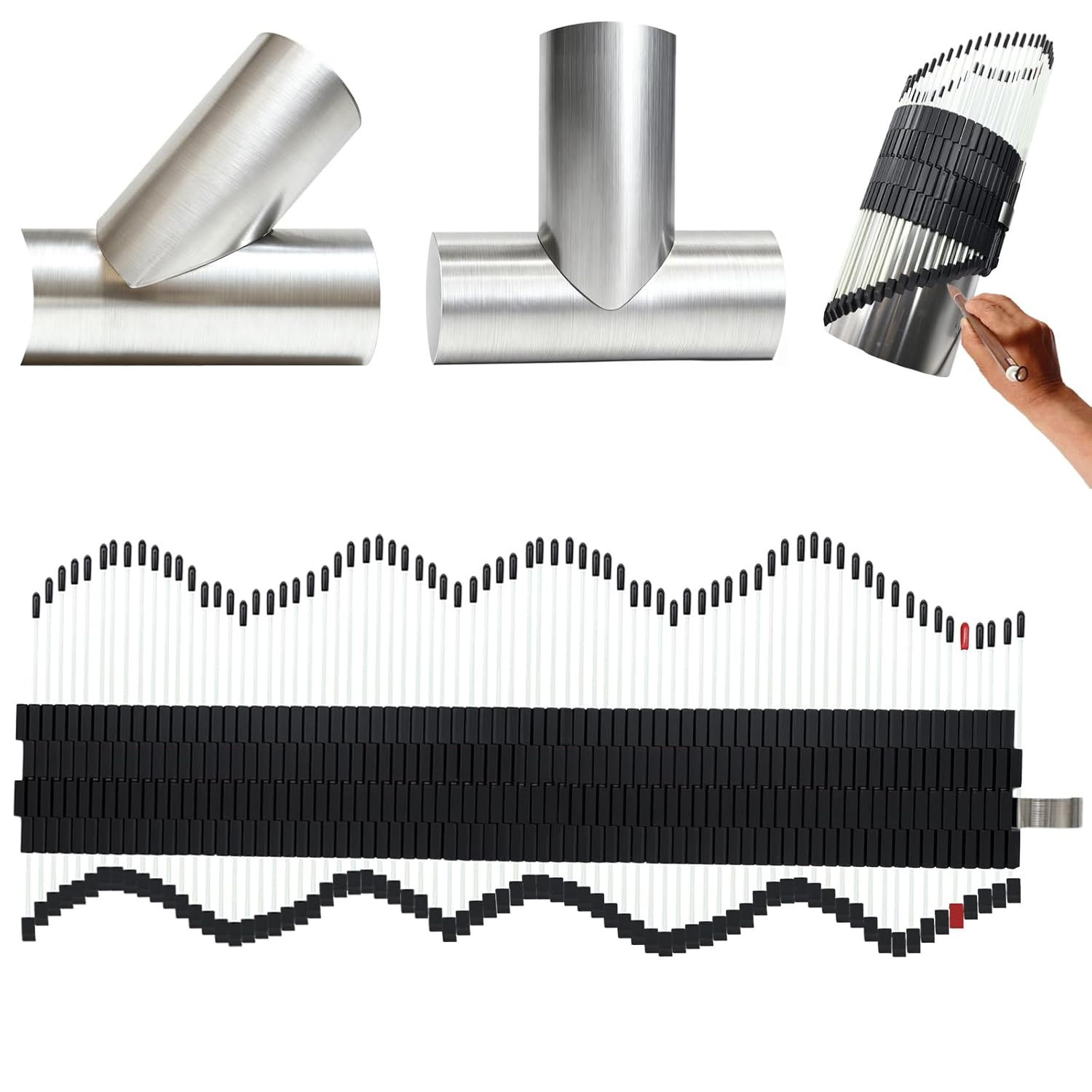 Multi Surface Pipe Profiling Tool, Pipe Cutting Template Multi Functional Shape