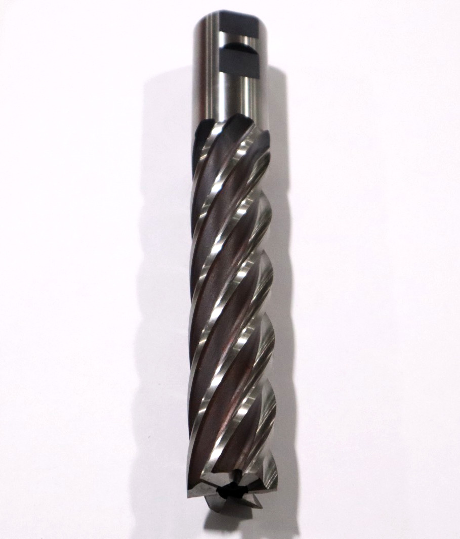 BRUBAKER, 1-1/4″ HSS, 6.0″ LOC, 6 FLUTE, 30° HELIX ENDMLL 80078-00-B