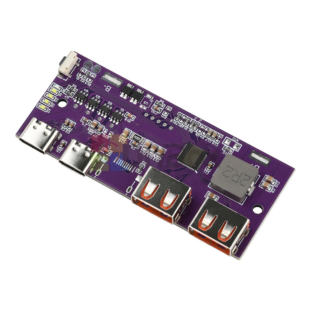 22.5W Power Bank Motherboard PD3.0 QC4.0 Fast Charging Board for Li-ion Battery