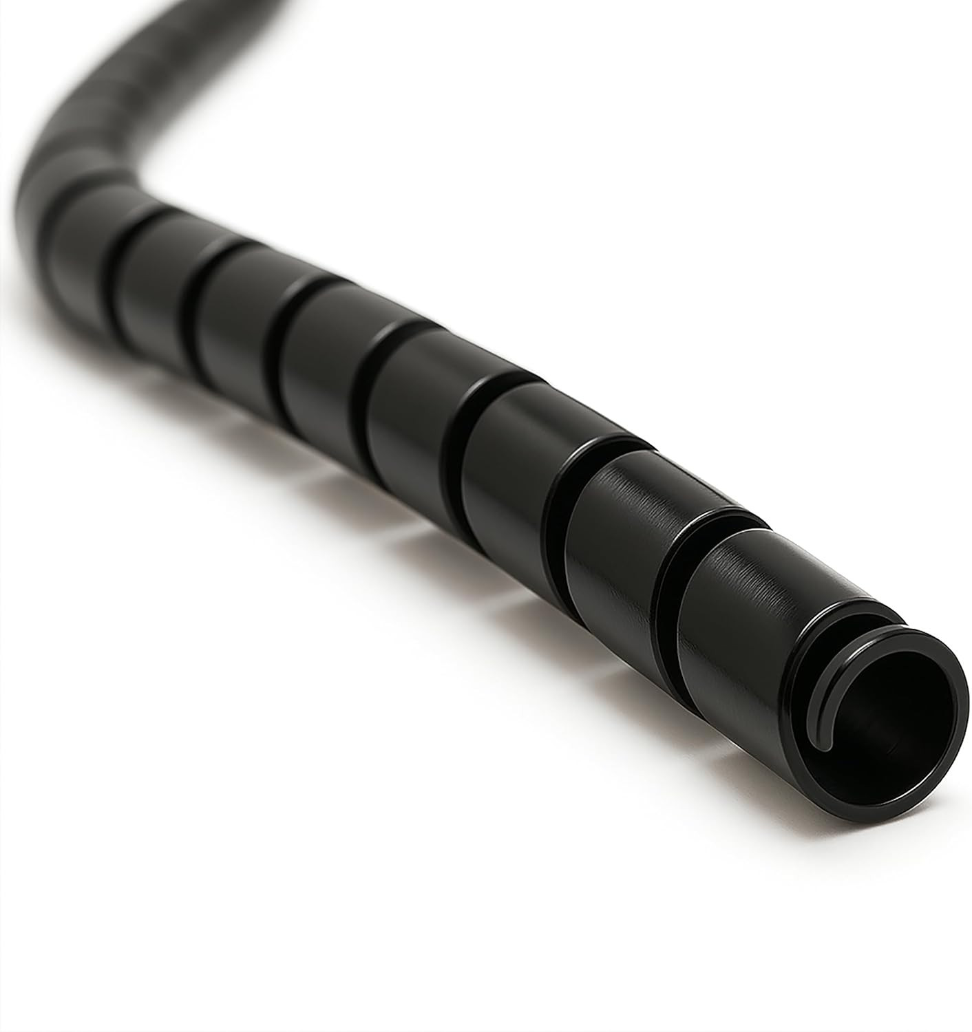 5/8 Inch Heavy Duty Spiral Wrap HDPE Flexible Plastic Cable Sleeve Hose Protecto