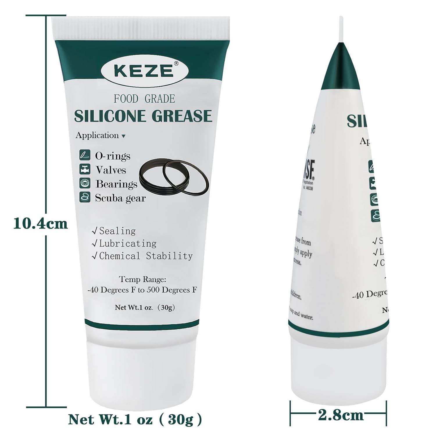 KEZE Silicone Grease Waterproof Food Grade Silicone Sealant Lubricant for Plumbe