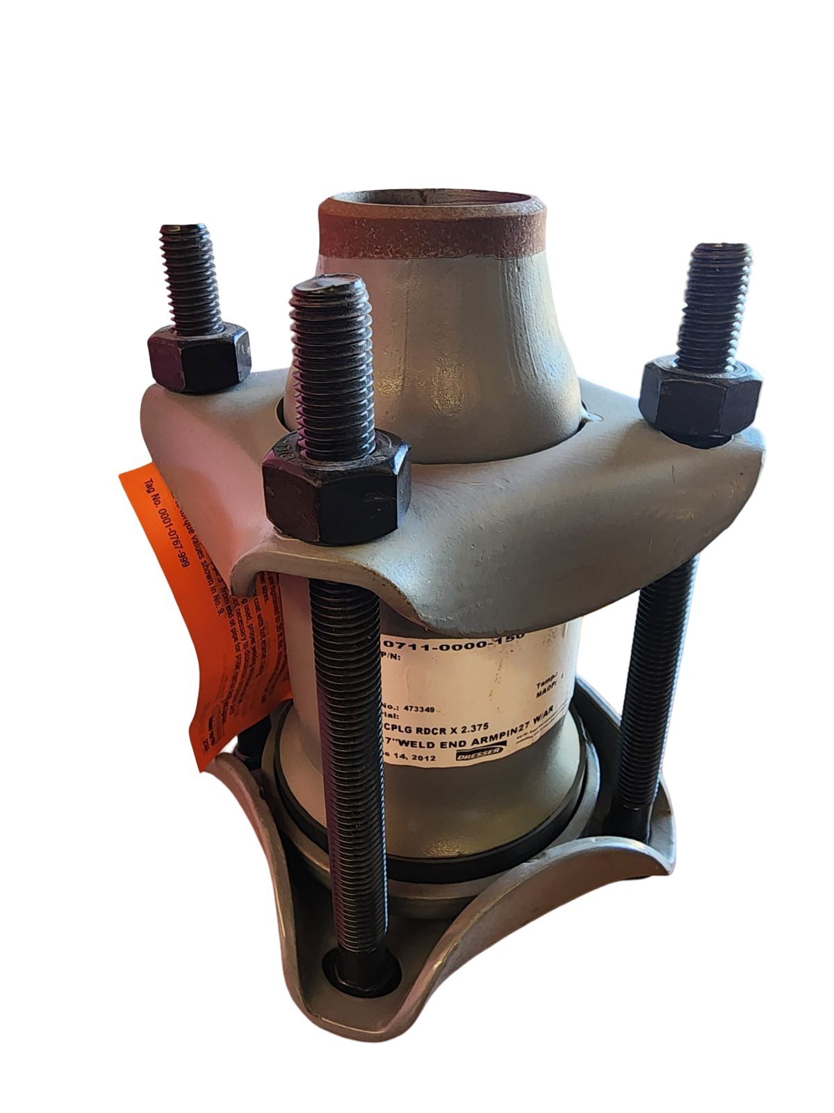 Dresser 0711‑0000‑150 Style 711 Reducing Coupling 3.500″×2.375″ Weld End ARMPIN2