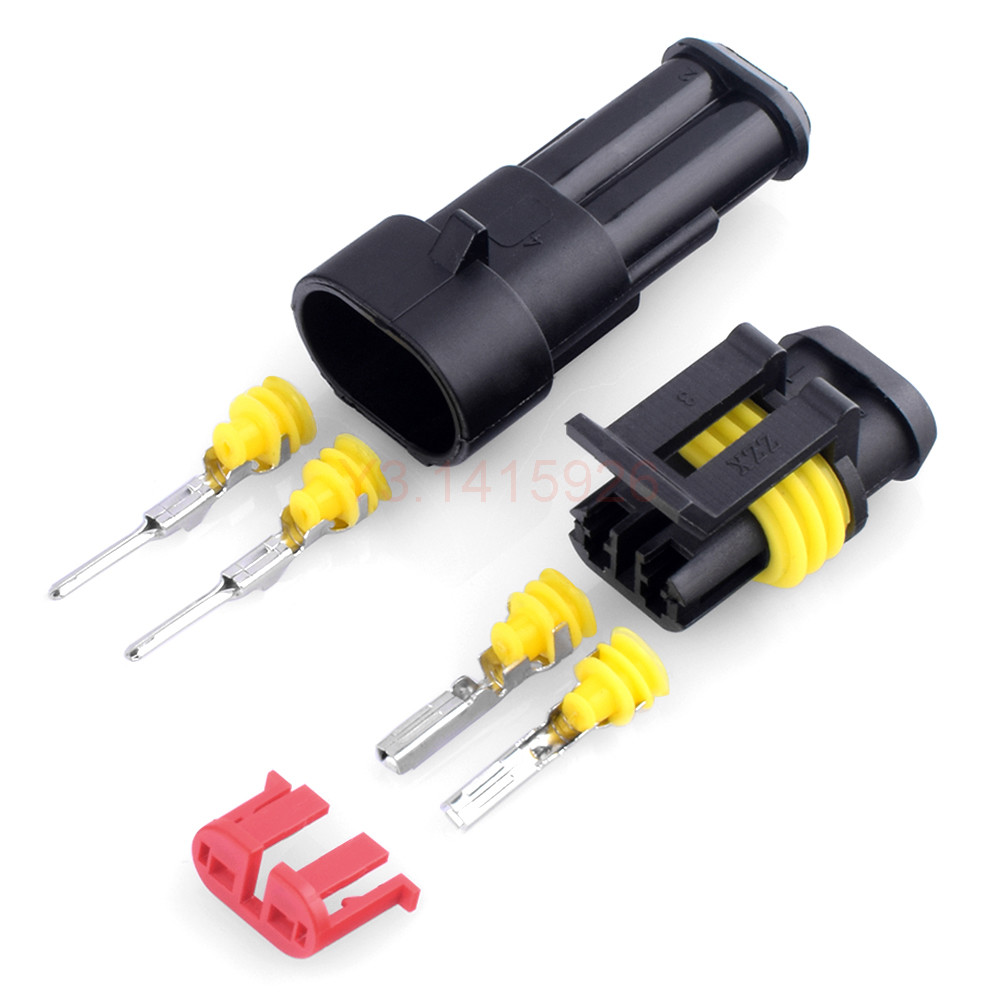 2/3/4/5/6Pin Way Car Motorcycle Sealed Waterproof Electrical Wire Connector Plug