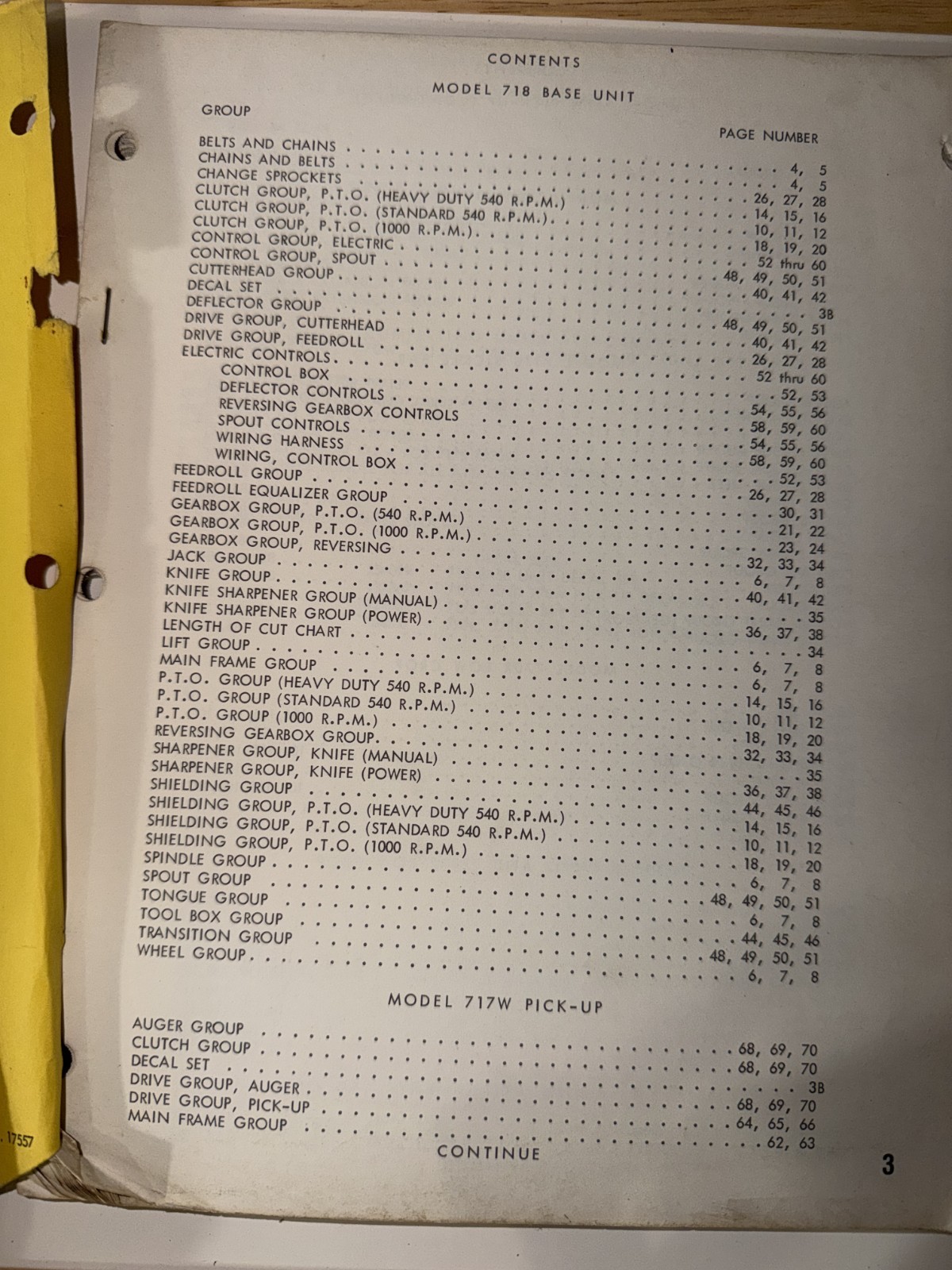 New Holland 718, 717w, 717S, 770w, 770R, 770R2, Service Operators Manual 1978