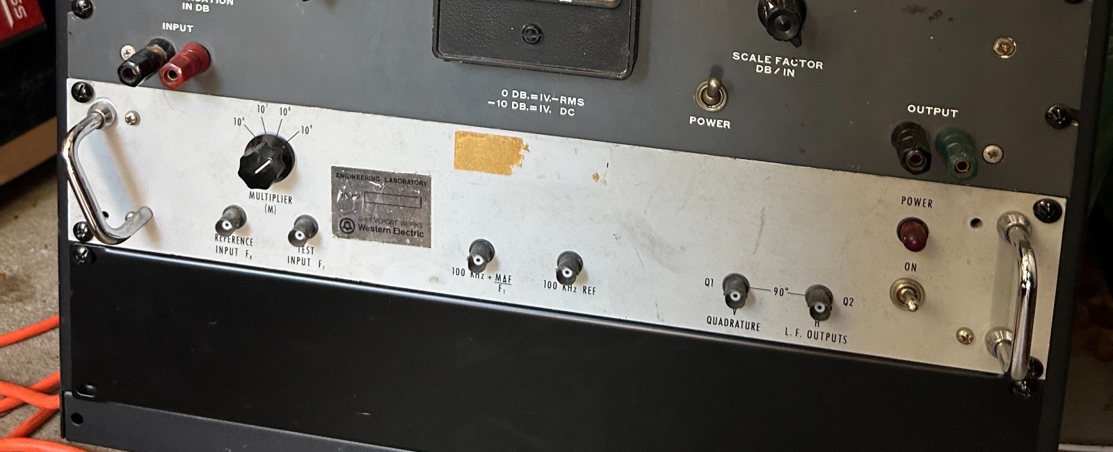 Vintage Bell Western Electric Multiplier Rack Mount Unit Telecom Collectible