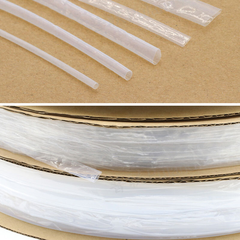 0.5mm-40mm 1.7:1 / 4:1 PTFE Shrink Tubing 1.3 : 1 FEP Heatshrink Tubing Clear