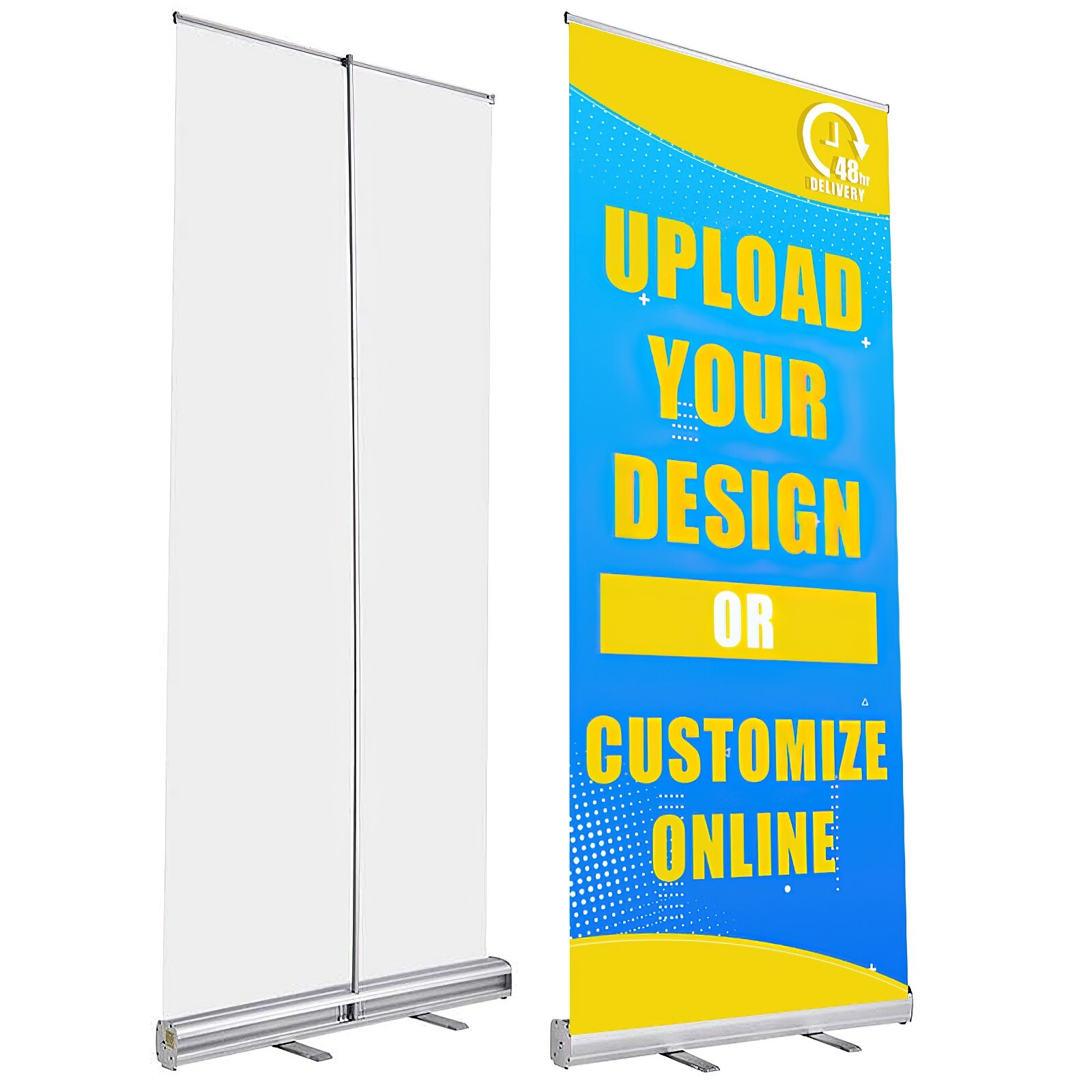 Custom Retractable Banner with Aluminum Frame For Events, Promotion Advertising