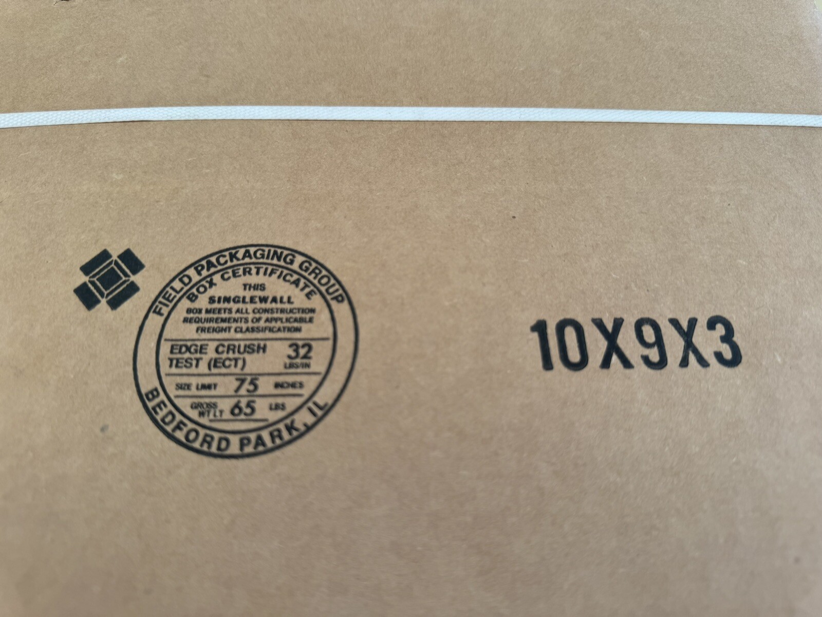 Bundle Of 25 Cardboard Boxes – Brown 10”x9”x3”