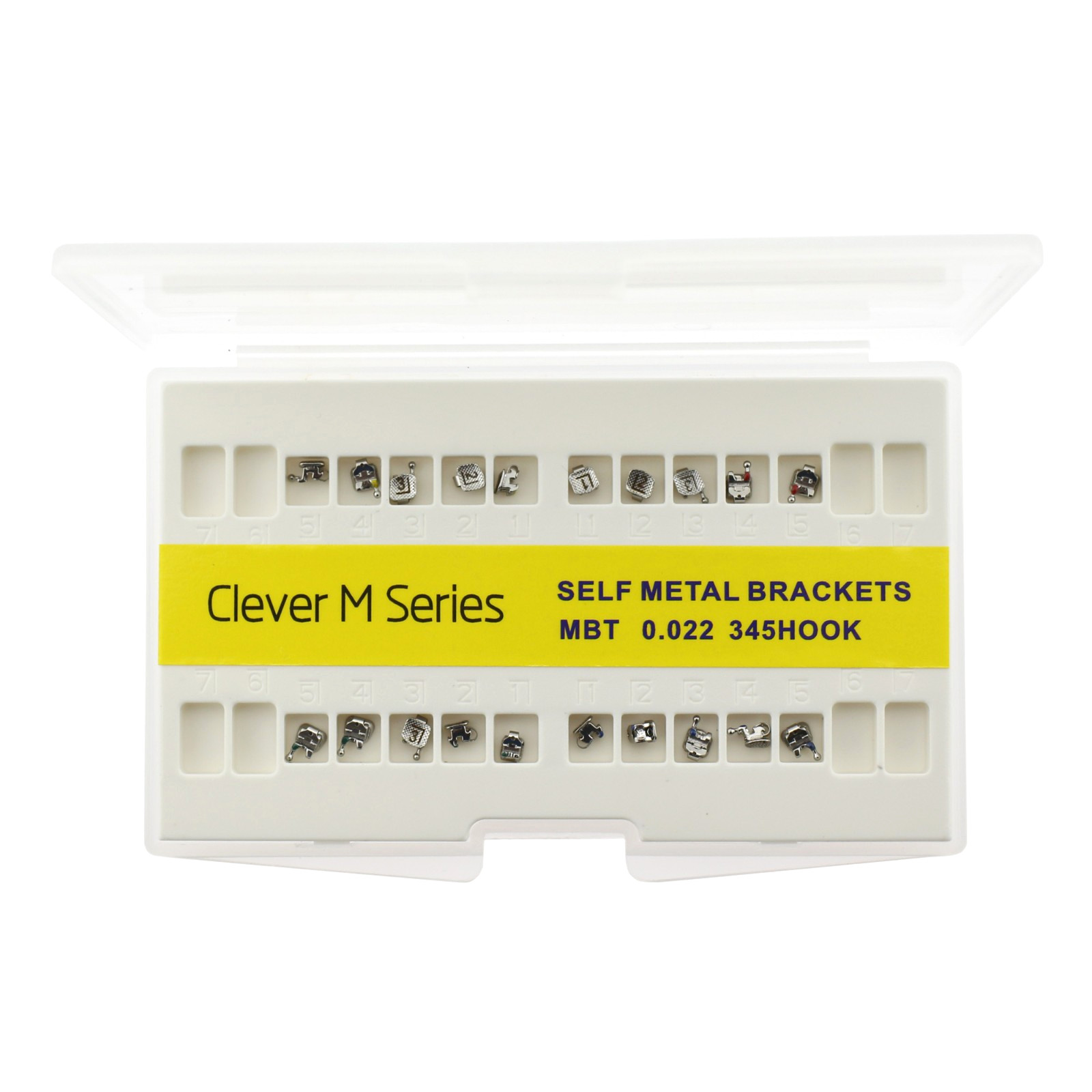 Orthodontic Self Ligating Brackets AO Empower Style Creative Dental Roth MBT 022