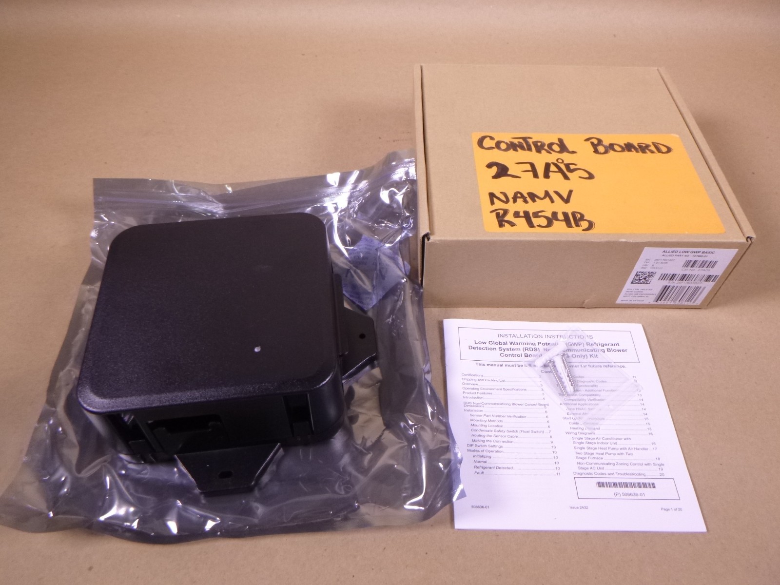 Allied 107960-01 LOW GWP BASIC RDS 27A05 Field Kit HVAC 107970-02
