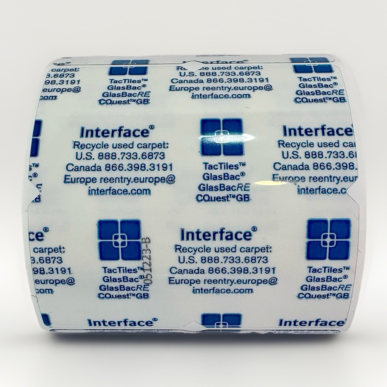 50 Pack Interface Floor Adhesive TacTiles For Carpet Tile Square Installation