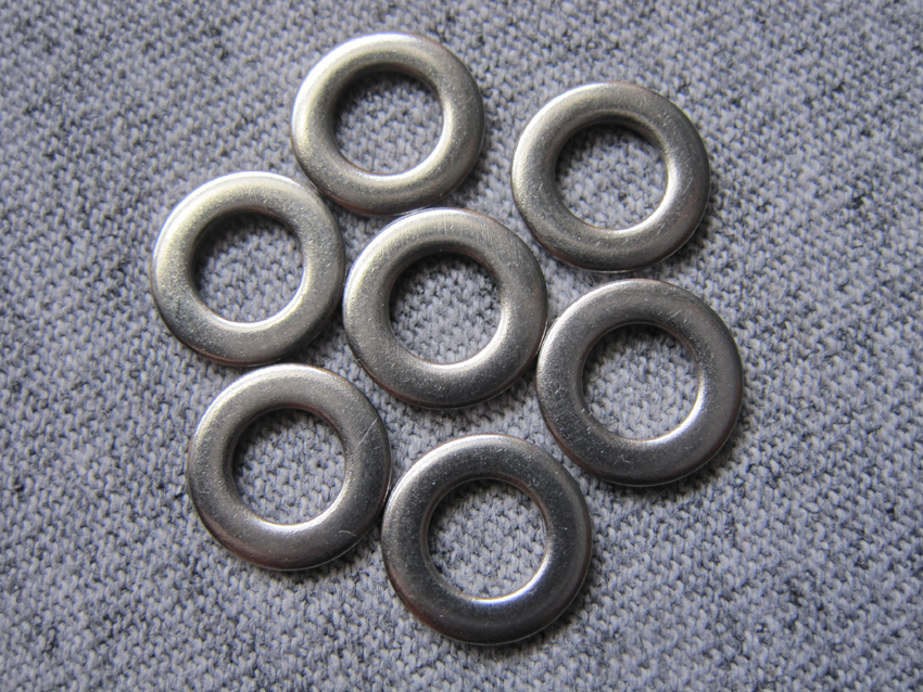 U.S. Seller 304 Stainless Steel Flat Washers Metric M2 M2.5 M3 M4 M5 M6