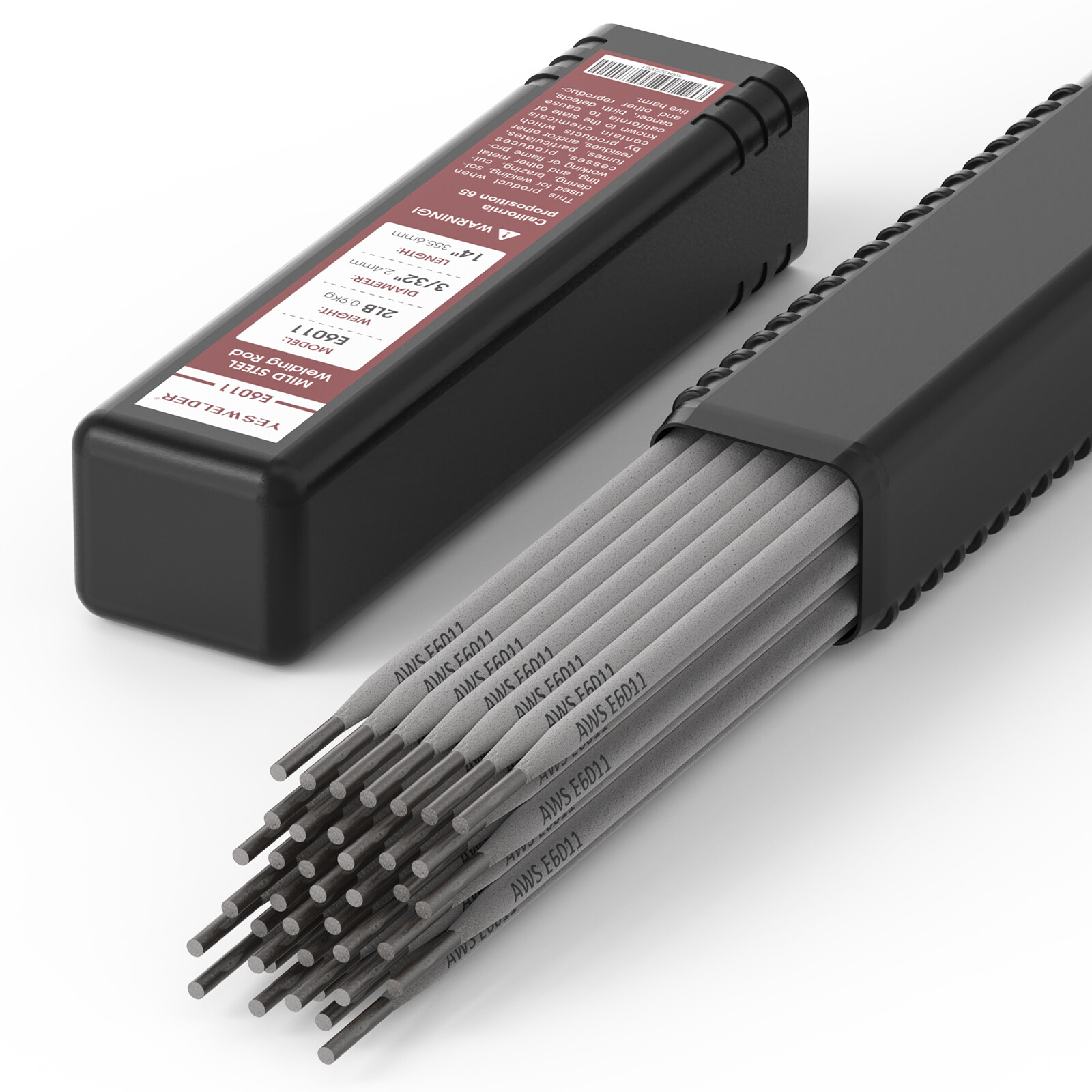 E6011 Carbon Steel Stick Electrodes Welding Rod 3/32», 1/8″, 5/32″