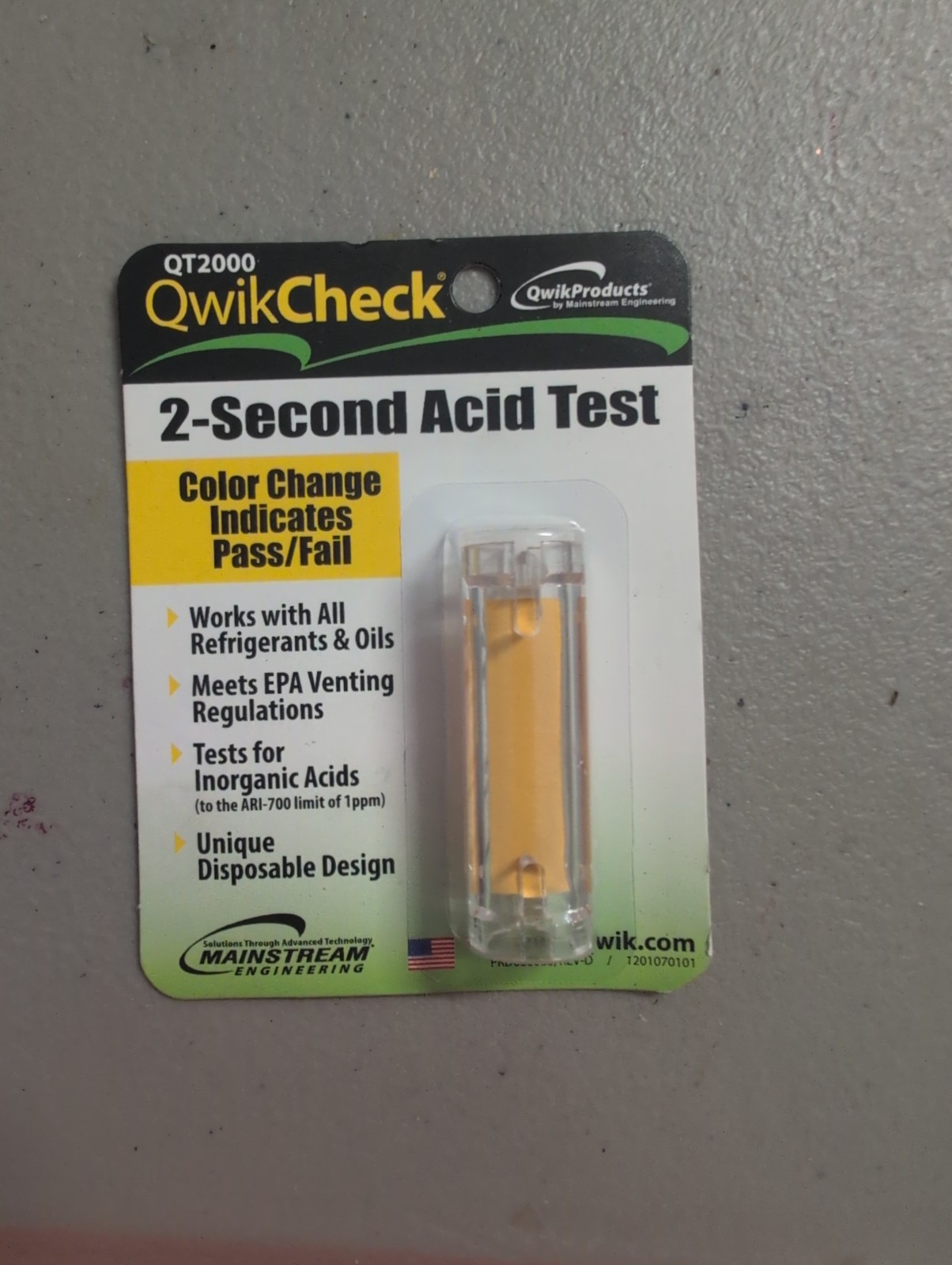 QwikCheck QT2000 2-Second Acid Test Kit for HVAC TOTAL OF 9. GET ALL OF THEM
