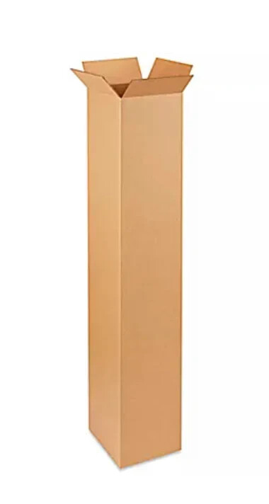 6″ x 6″ x 48″ Cardboard Corrugated Box – SINGLE BOX – TALL