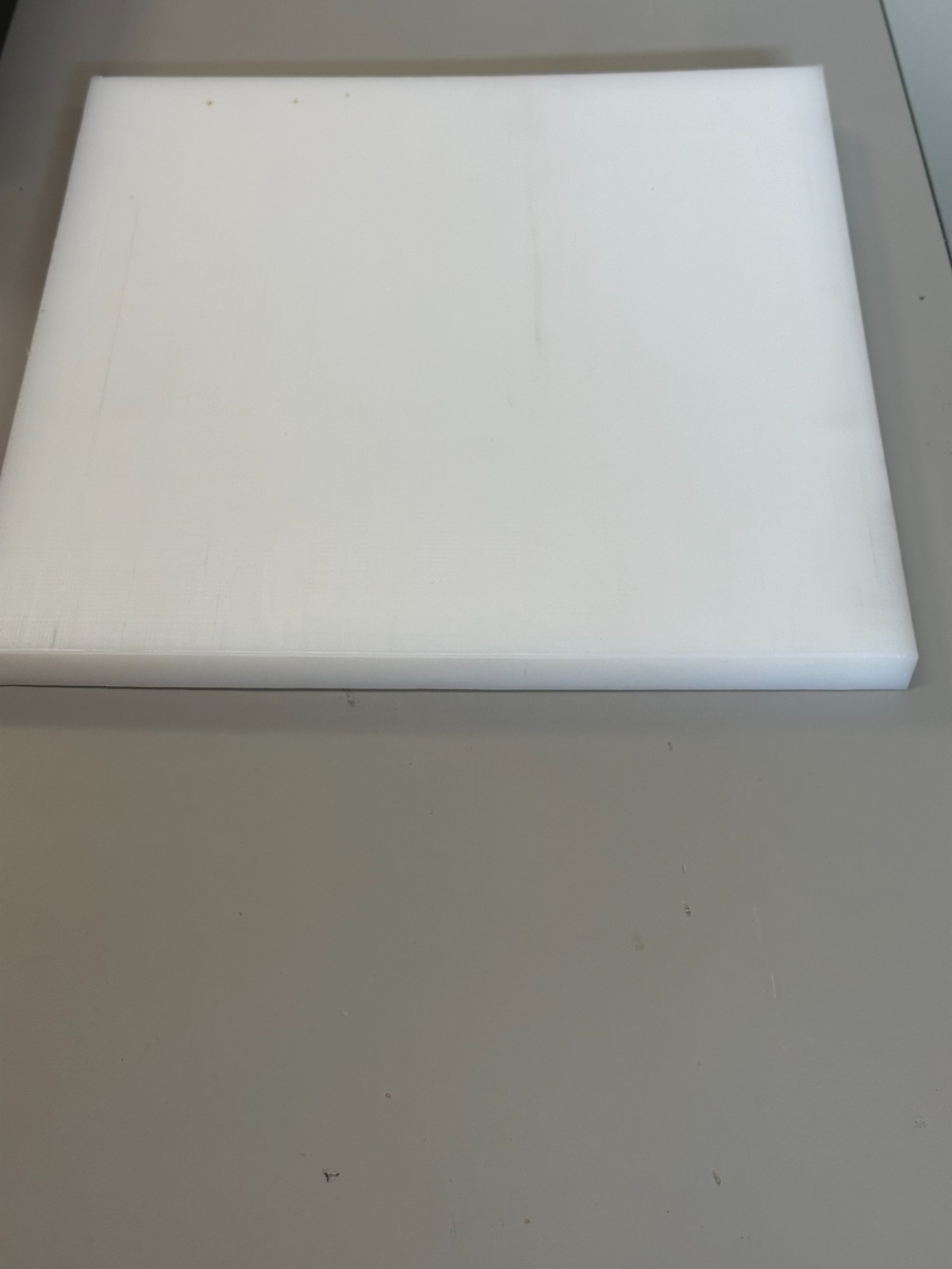 UHMW Polyethylene Plastic Sheets – 12″x12″x3/4″ Thick – Natural White