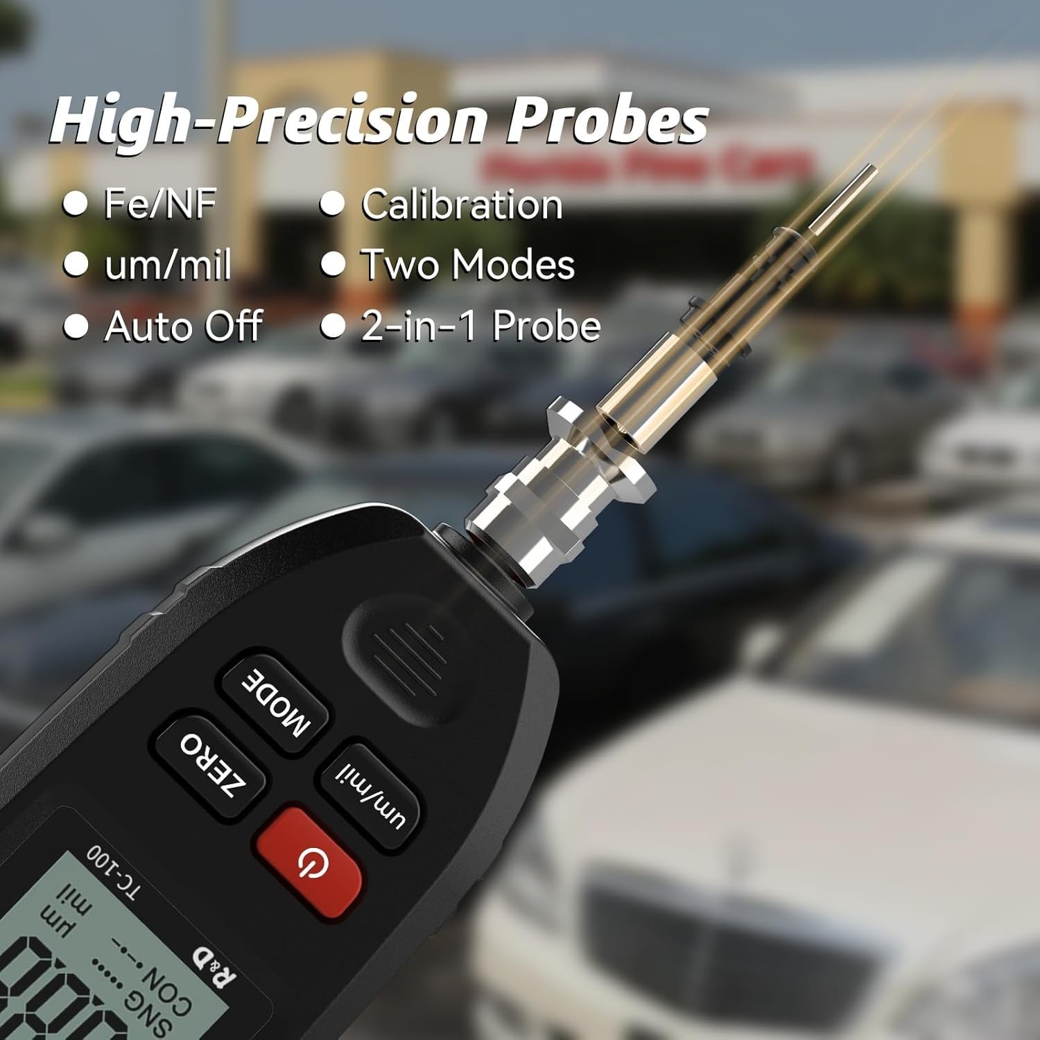 Car Coating Thickness Meter for Used Car Buyers Paint Gauge Check Metal Surfaces